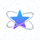 星空娱乐网站标志 - 一个抽象化的星空与运动结合的图标